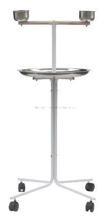 in Stock Cheap Wholesale Parrot Lark Stainless Steel Bird Perch Frame Bird Stand