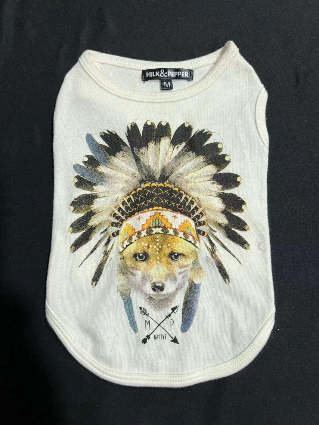 Factory Directly Sale Indian Printing Style Pet Designer Clothes