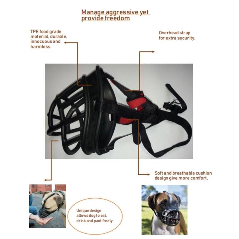 Eco-Friendly Mouth Mask Comfortable Dog Muzzle Wholesale Muzzle for Dogs