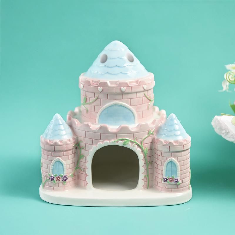 Wholesale Pet Supplies Luxury Hamster House Ceramic Hamster Mushroom Castle