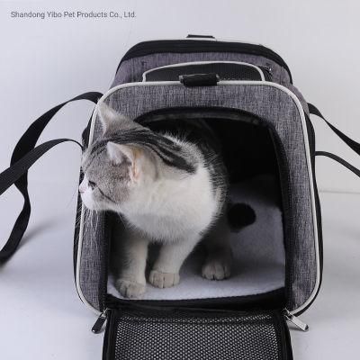 Cat Bag Large Capacity Portable Breathable Car Pet Bag Foldingmulti-Functional Pet Backpack