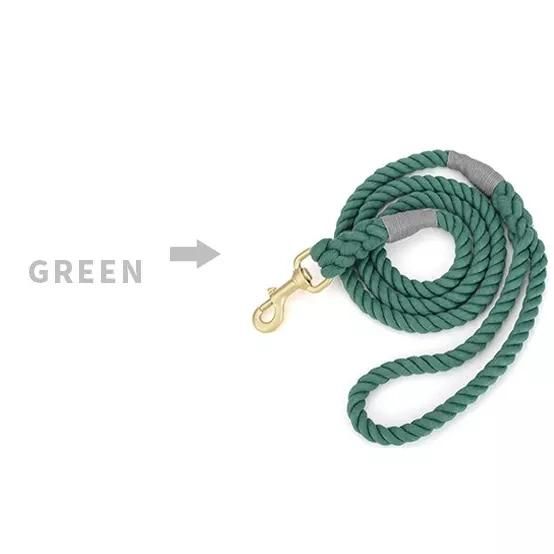 Fashion and Attractive Braided Rope Cotton Dog Leash