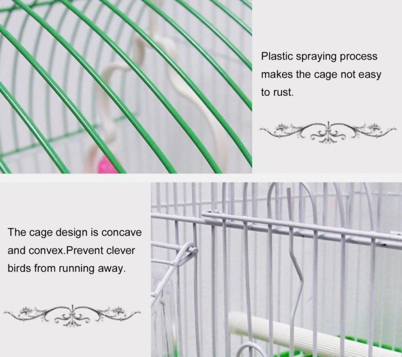 Customize OEM ODM Outdoor Plastic Metal Bird Cage