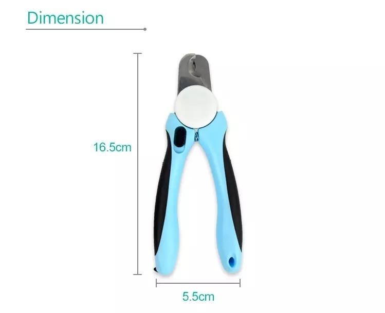 Professional Pet Nail Surgical Nail Baber Scissors Cat Dog Clippers and Trimmer with Safety Guard