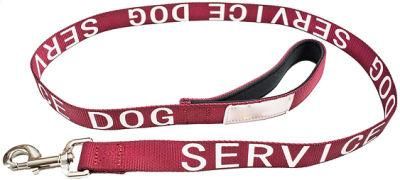 Spupps Maroon Color Sturdy Service Dog Lead 4 Feet Long