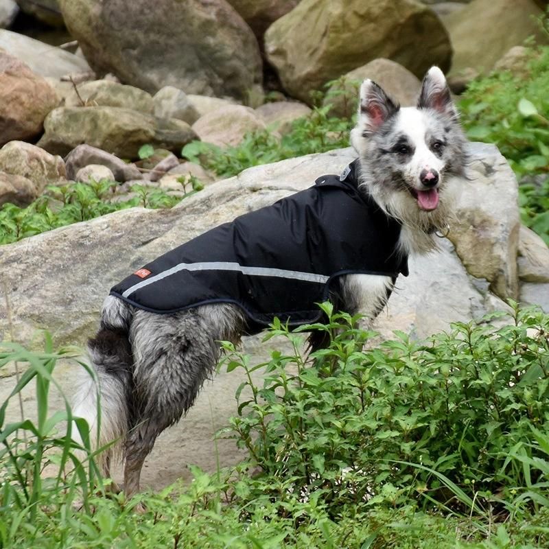 Outdoor High Visibility Pet Clothes Night Reflective Waterproof Dog Jacket