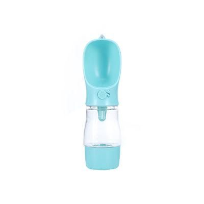 New Style Portable Feeder 2 in 1 Cup Drinking Food Container Dog Water Bottle with Bowl