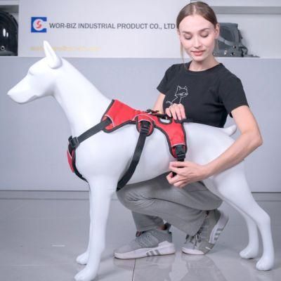 Multi-Use Service Reflective Adjustable Dog Harness