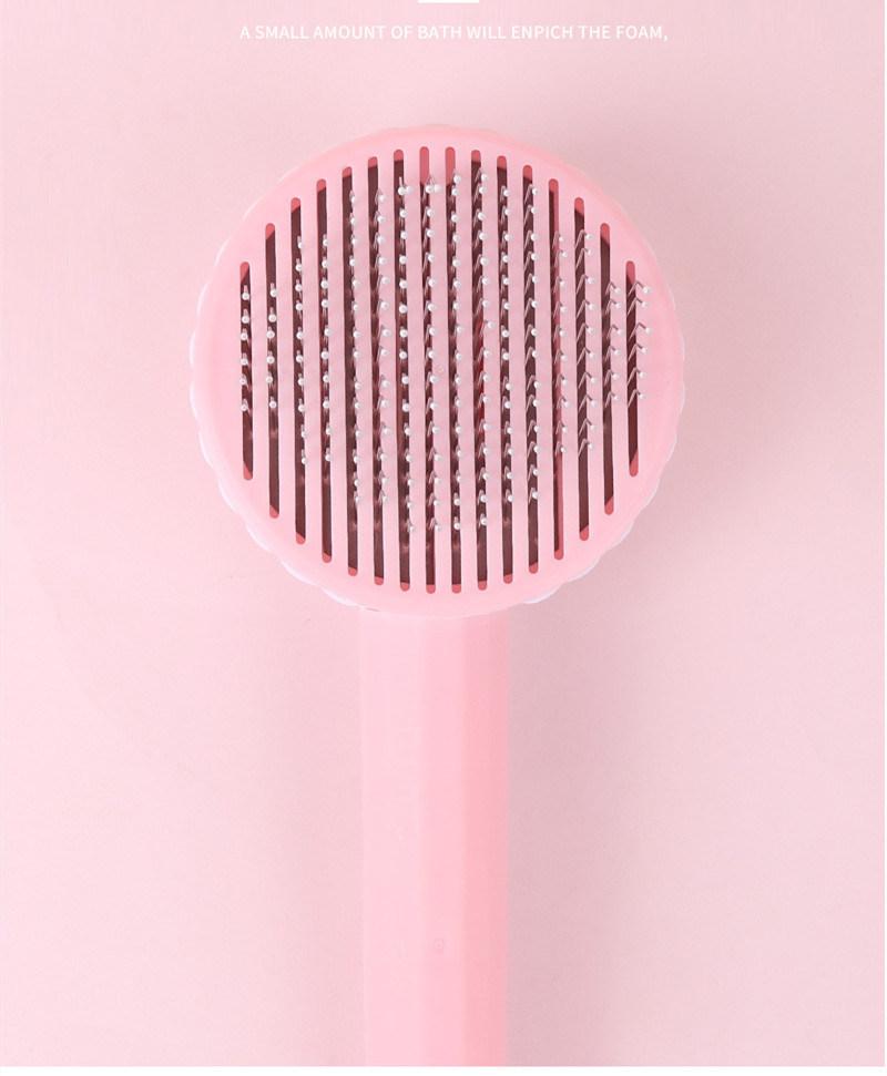Pet Brush Hair Removes Pet Hair Comb Cleaning Slicker Brush