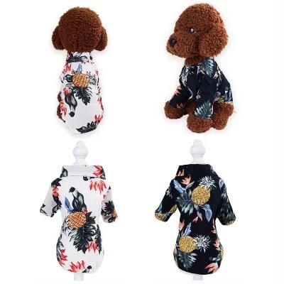 Wholesale Summer Cheap Polyester Fashion Pattern Pet Clothes Blank Dog T Shirt