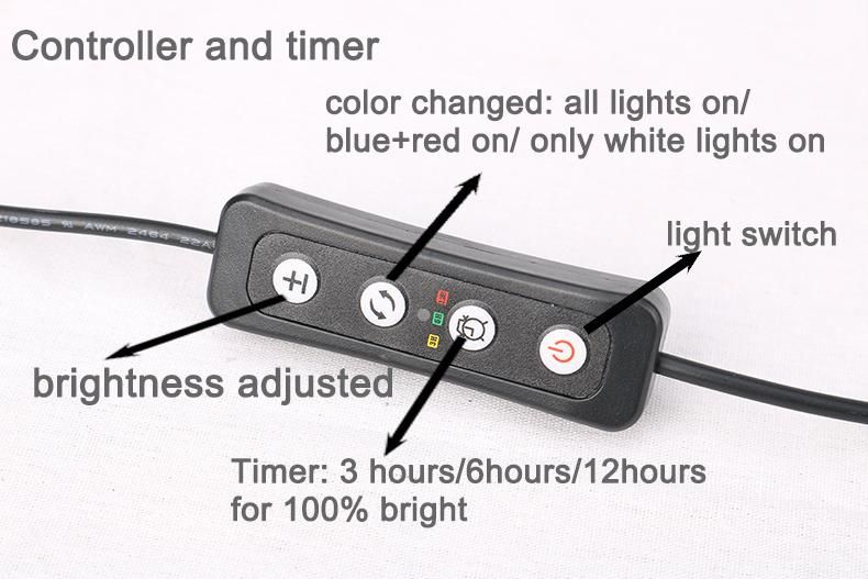 3 Feet Long LED Aquarium Lights with Timer Controller