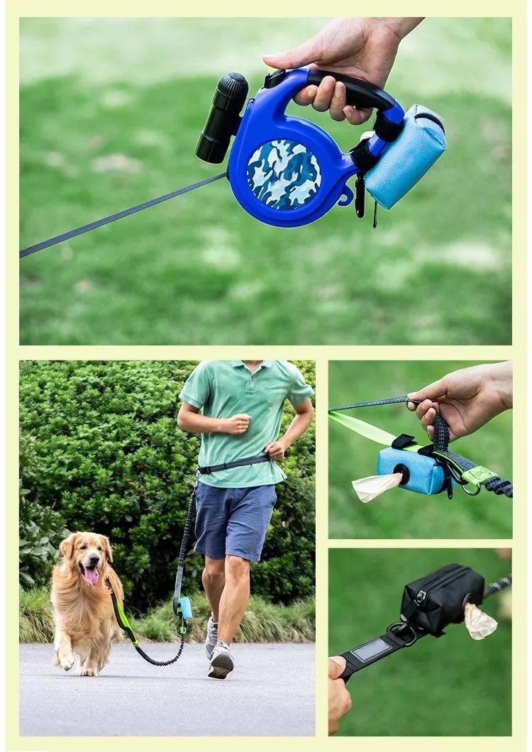 Dog Poop Bag Holder Poop Bag Dispenser Nylon Leash Attachment Pet Supplies 2022 Dog Accessories