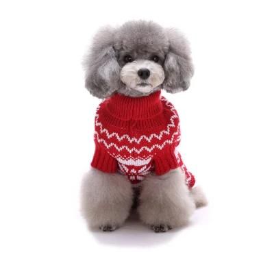 Dog Sweater Turtleneck Pullover Pet Sweater for Cold Weater