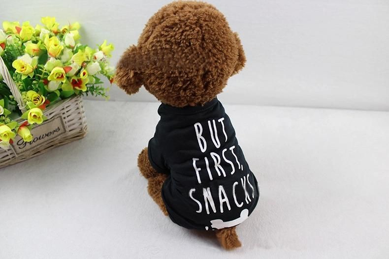 Wholesale New Dog Clothes Spring Fall Fashion Design Polyester Sweater Cardigan Pet Clothing