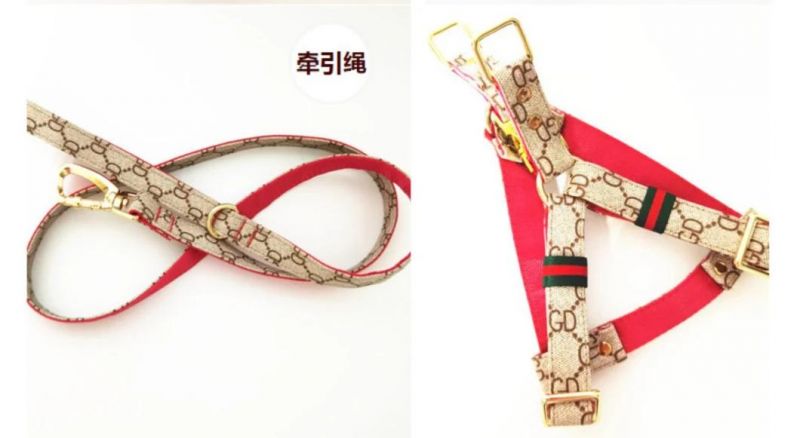 Design Quality Dog Nylon Colllars Pet Harness with Leash