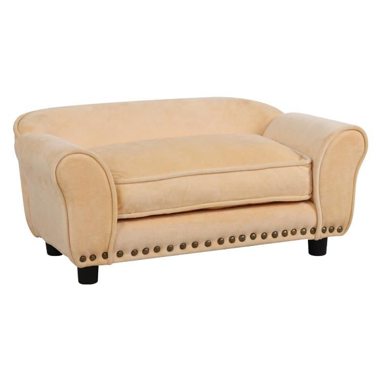 Hot Selling 2021 China Export Luxury Pet Sofa with Removable Cushion