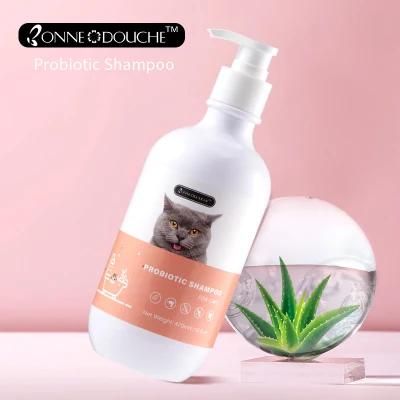 Natural Probiotic Cat Shampoo Anti Shedding Anti Flea 470ml