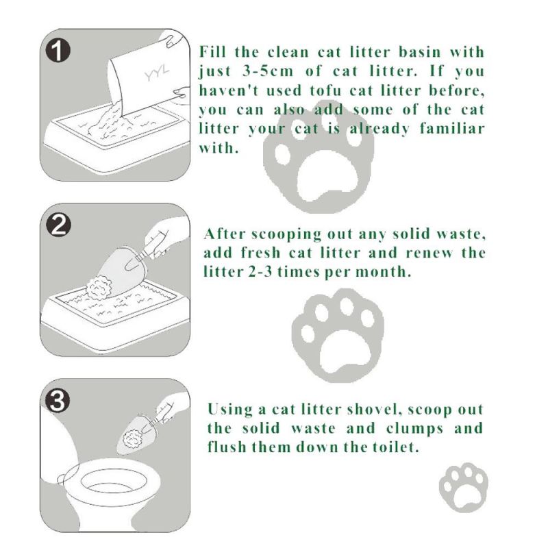 Cat Products: Fast Clump Active Carbon Tofu Cat Litter