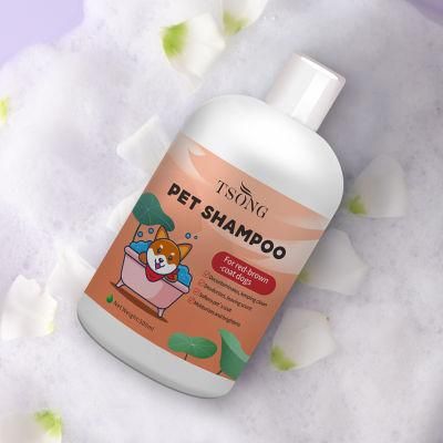 Tsong Private Label Pet Hair Cleaning Shampoo for Pet Care 500ml Pet Shampoo for Red-Brown-Haired Dog