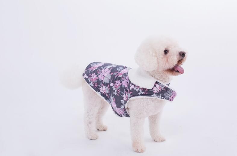 Snowflake Cold Weather Dog Coat Without MOQ