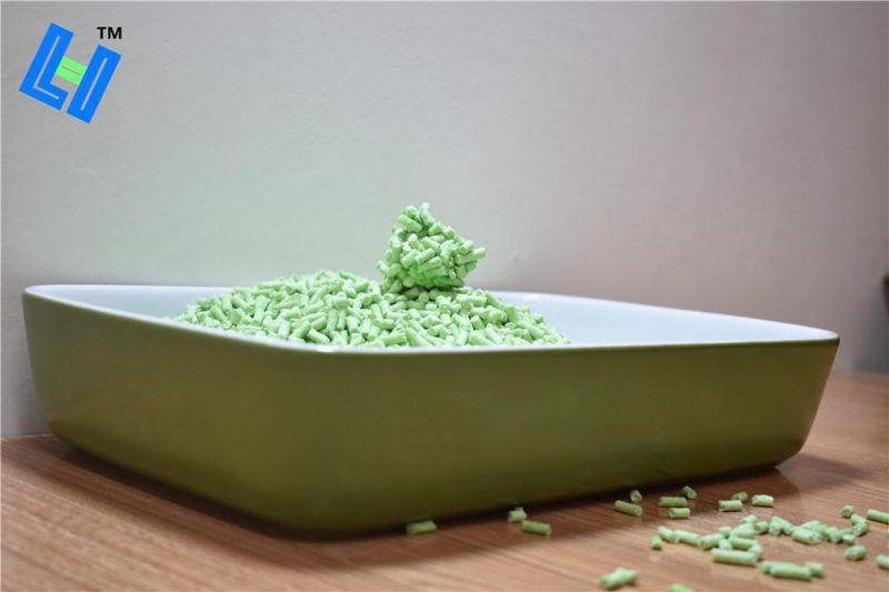 Green Tea Scent Tofu Cat Litter with Fast Clump