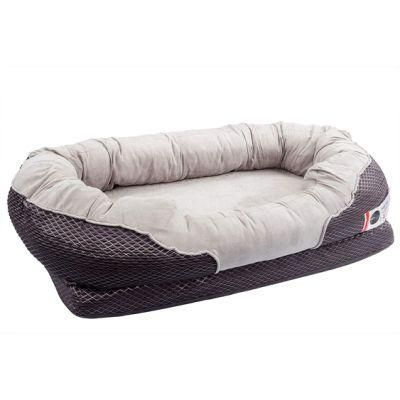 Orthopedic Dog Bed with Ultra Soft Polyester Plush Cover