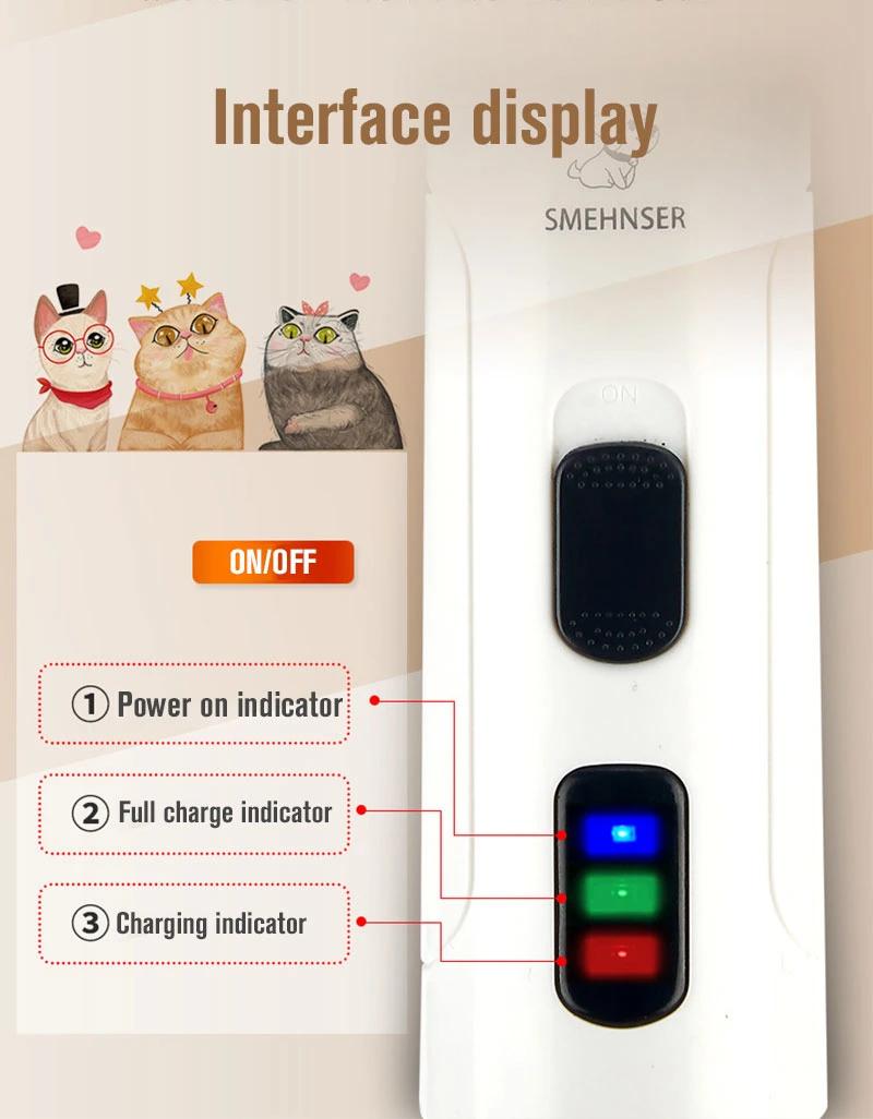 Electric Dog Nail Clippers Pet Paws Nail Grooming Trimmer Tools
