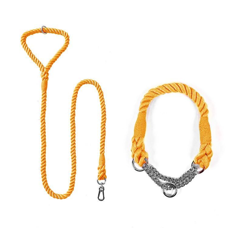 New Arrival Personality Design Leash Matched Chain Design Collar Dog Lead