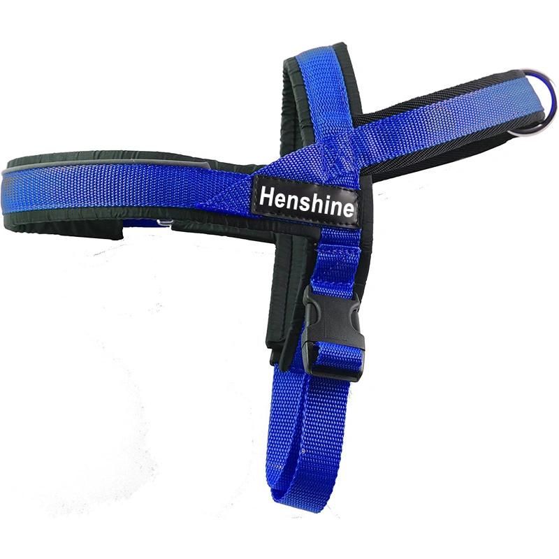 Reflective and Adjustable Padded Dog Harness with Control Handle, Dog Sport Harness Easy to Put on and Take off