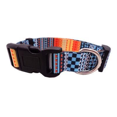 Bohemia Pattern Pet Collar Soft Lightweight Dog Collar