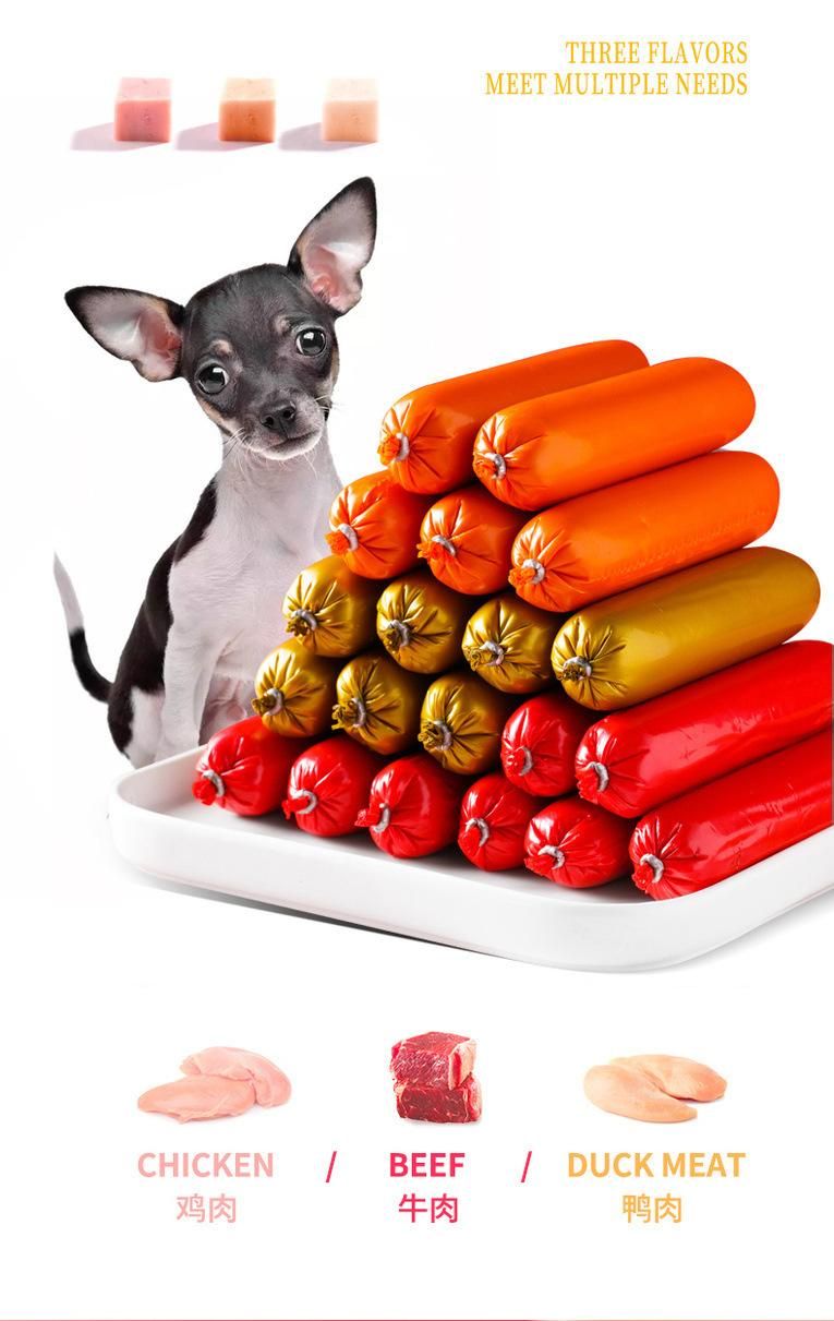 Bulk Products Wholesale Dog Ham Sausage Pet Food