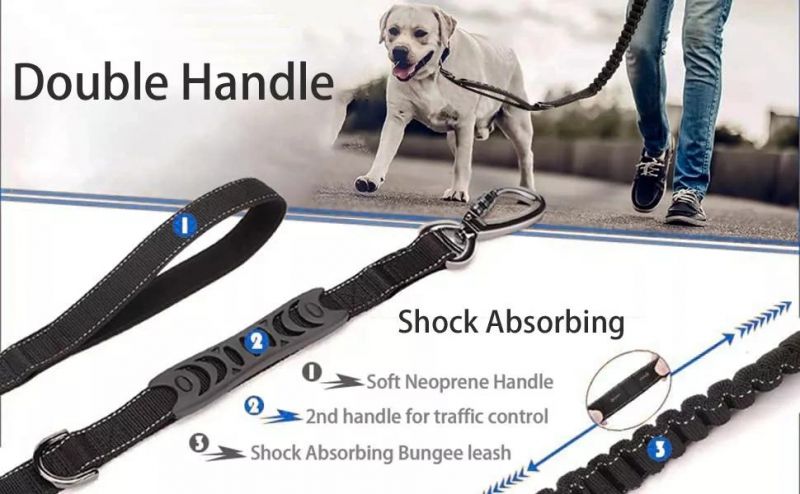 Pet Supplies Supplier for Sale Durable Rope Dog Leash Can Hands Free Dog Leash