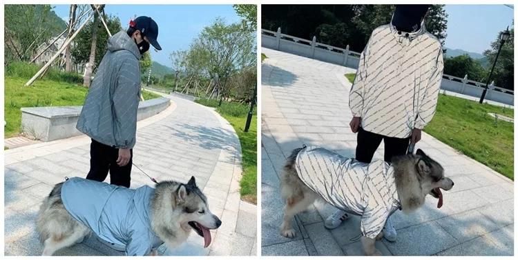 Autumn Winter Clothes Coat for Pets and Owner Mating Dogs and Women Clothes Owner Clothes Low MOQ Customize
