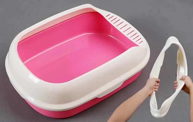 Hot Sell Eco-Friendly Plastic Cat Litter Clean Box with Scoop