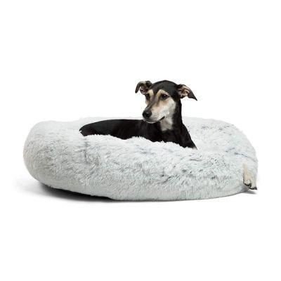 Self Warming Fur Donut Style Pet Bed