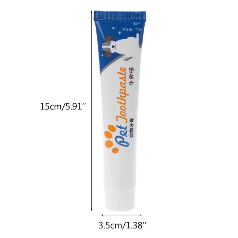 4PCS Puppy Toothpaste Toothbrush Set Pet Dog Tooth Cleaning Supplies
