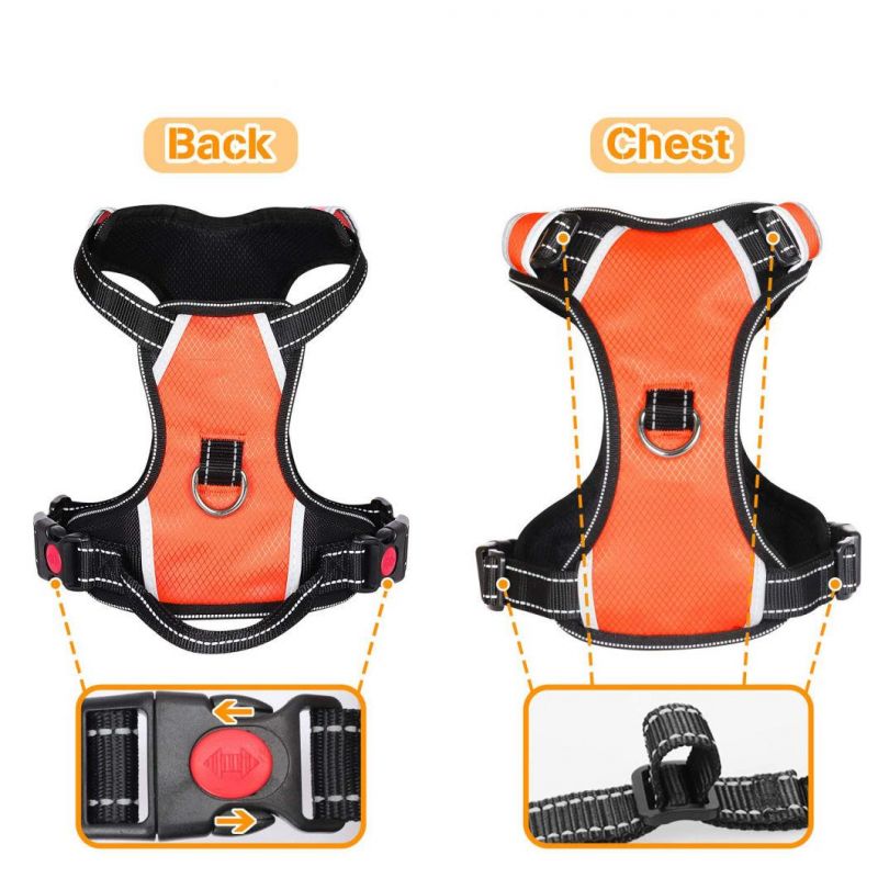 Easy to Wear& Adjustable Soft Padded Breathable Dog Harness, Dog Accessories