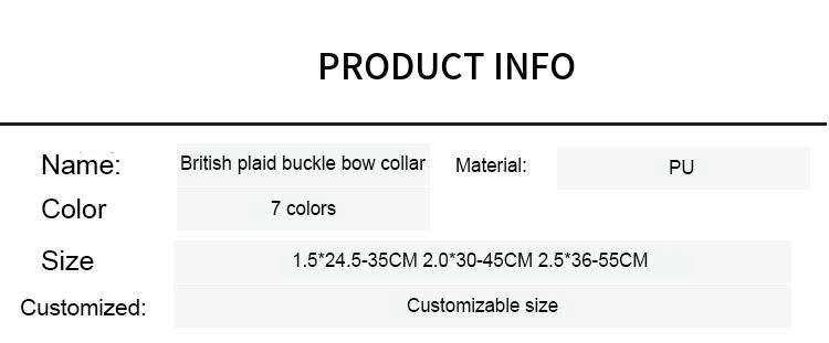 Manufacturers Polyester Pet Collar, Bowknot Neck Strap Adjustable Safe Buckle Cats Puppy Dog Collar//