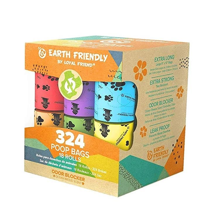 Wholesale Biodegradable Poop Dog Bags Design Poop Bag Customized Color HDPE Disposable Eco Friendly Poop Dog Pick up Bags