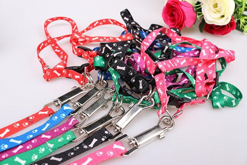Adjustable Nylon Belt Dog Collar Pet Supplies Harness and Leash