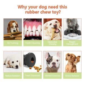 Pet Supply Wholesale Dog Teeth Cleaning Rubber Chew Toy Indestructible Treat Dispensing Toys Pet Product for Nanjing