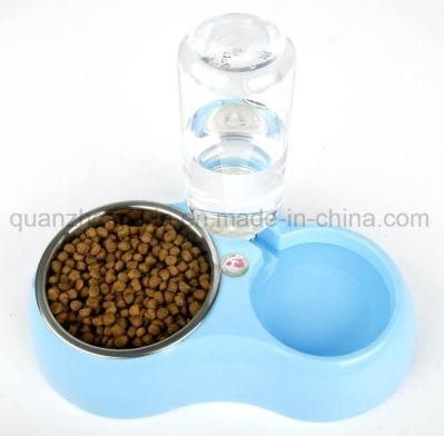 OEM Plastic Stainless Steel Automatic Supply Water Pet Cat Bowl
