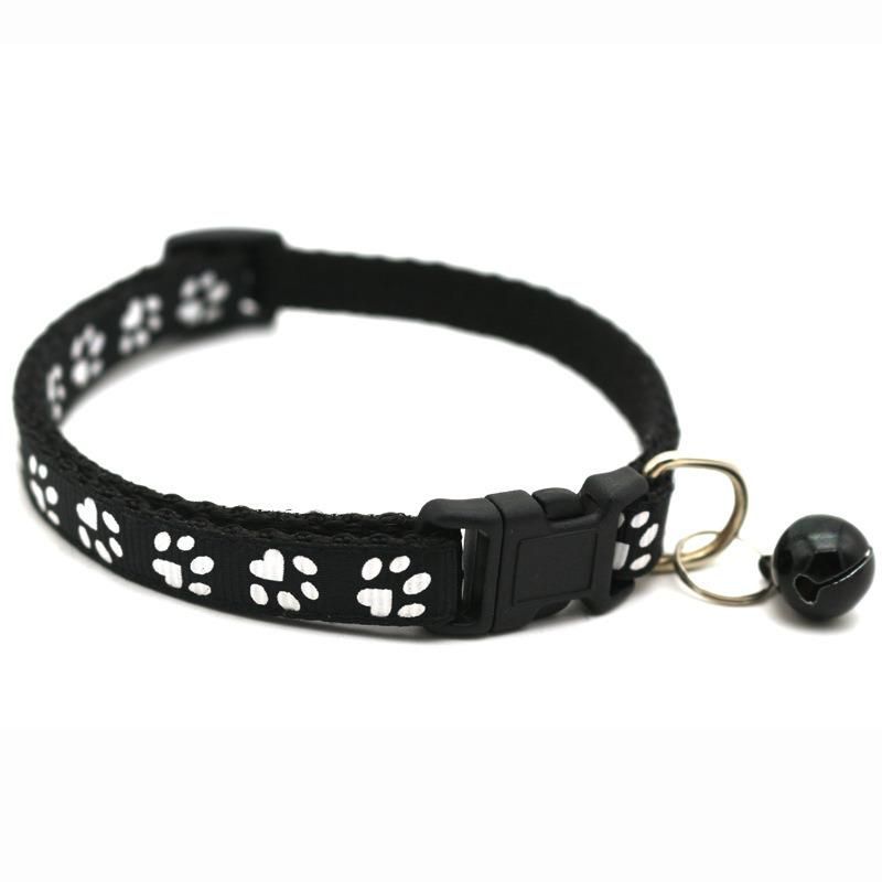 Adjustable Buckle Cat Collar Pet Accessories Colorful Cute Bell Pet Collar