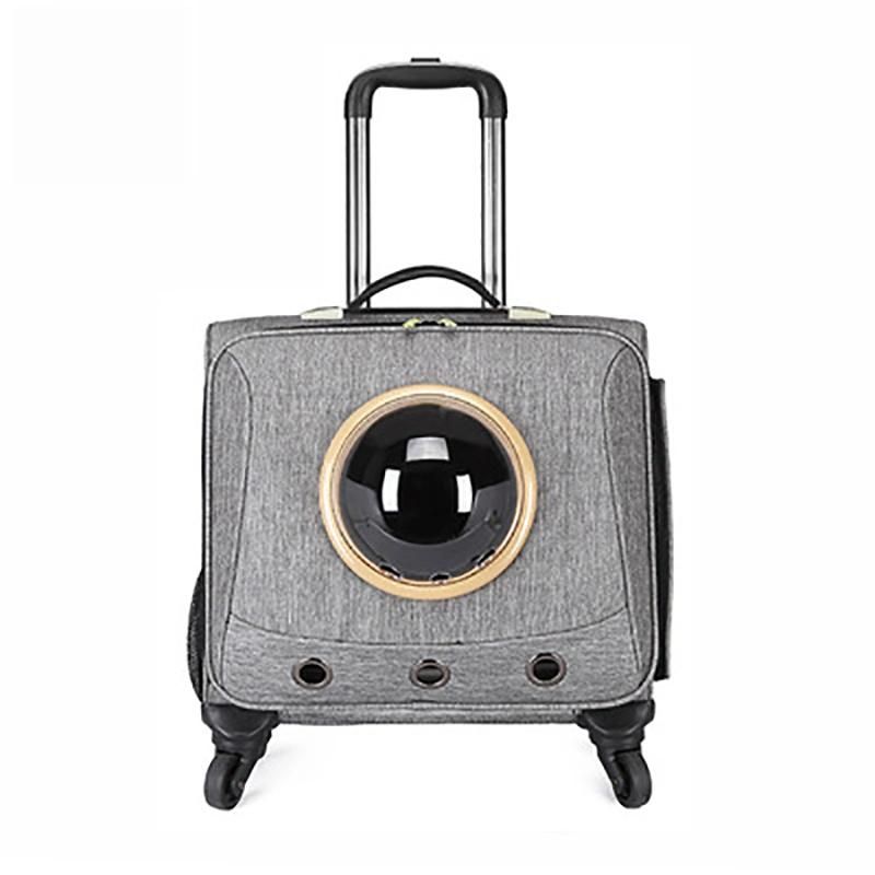 ABS Trolley Type Large Capacity Travel Pet Bag with Wheels