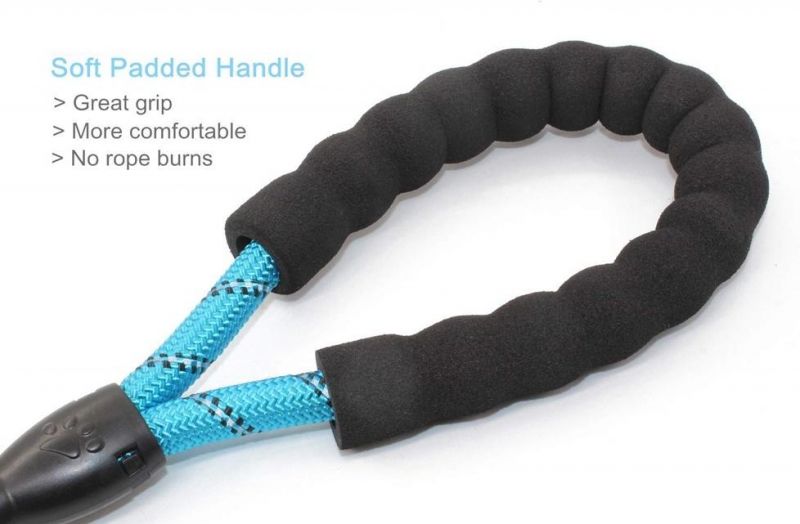 Reflective Dog Lead Strong Durable Slip Lead with 360 Tangle-Free Swivel