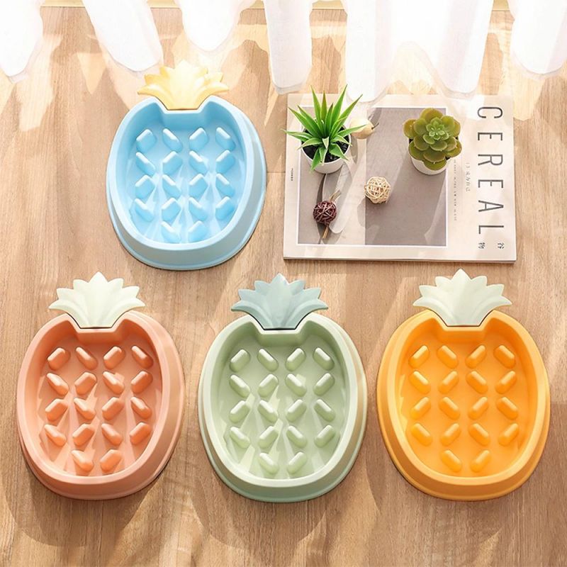 Five Color Pet Slow Feeding Bowl