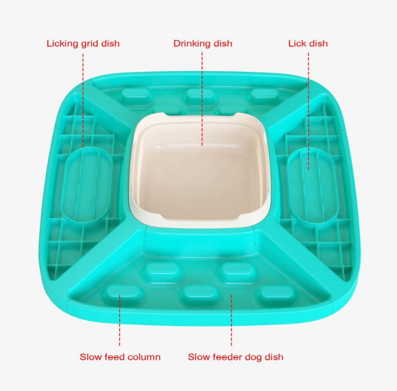 New Dog Licking Mat Slow Feeder Detachable Lick Pad Ecofriendly Material Pet Product