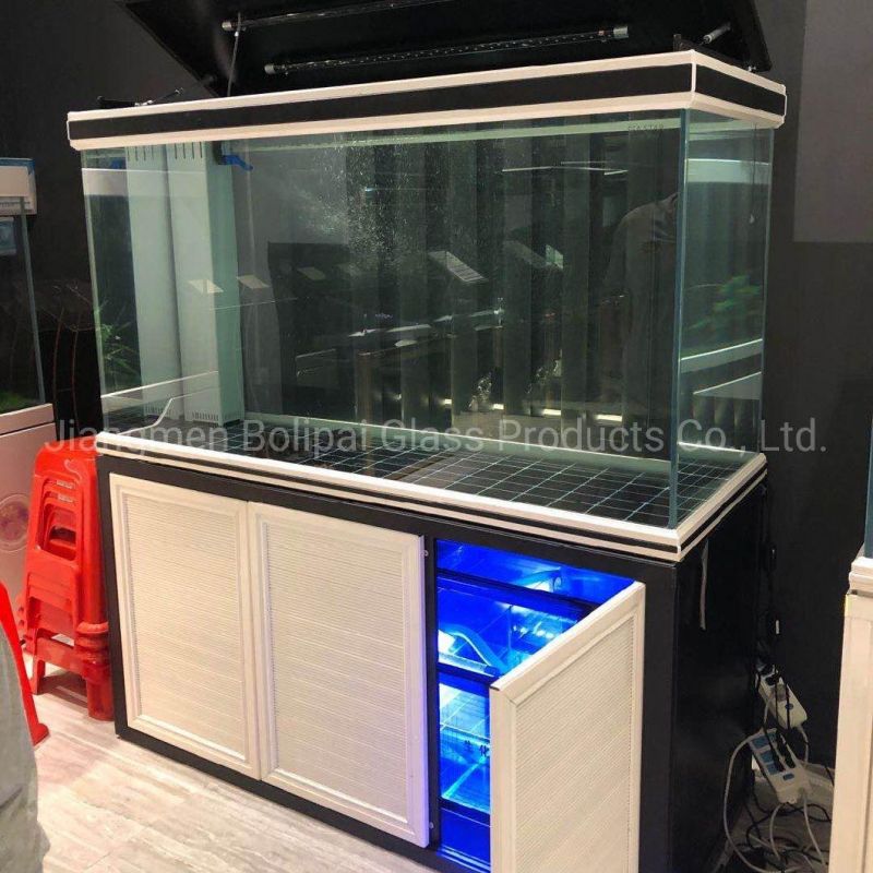 Customized Glass Fish Tank with Wooden Aluminium Cabinet