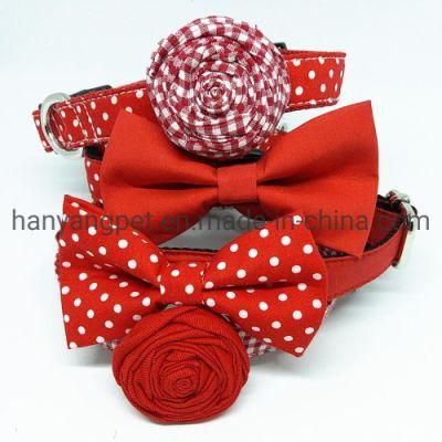 Custom Cat Dog Collar with Bowtie Dog Bow Collar Pet Product