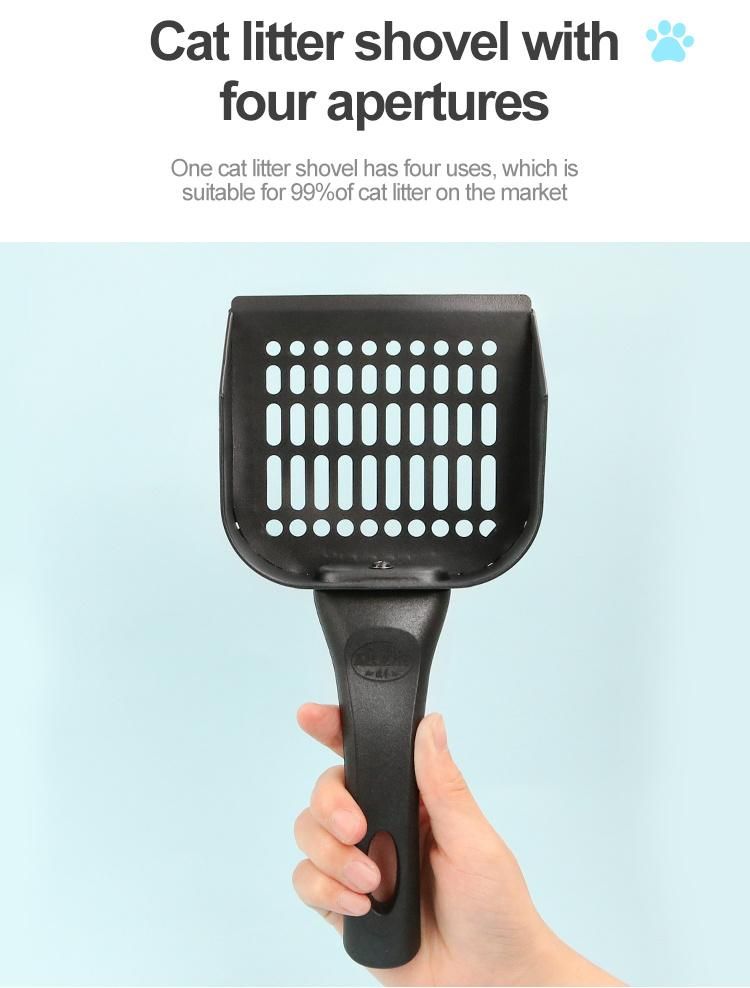 Cat Cleaning Supplies Pet Cleaning Products Cat Scoop Stainless Steel Pet Dog Cleaning Cat Litter Shovel Scoop
